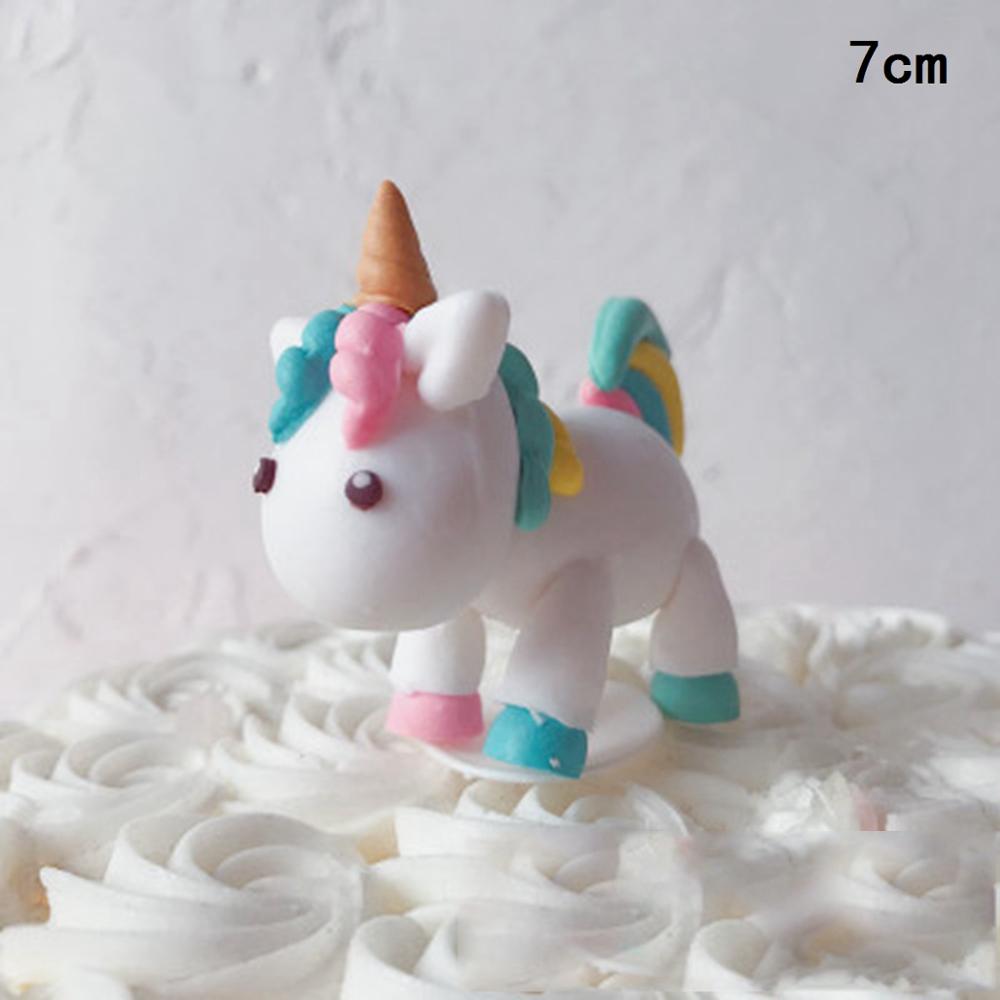 Mini Cute Rainbow Cake Topper Unicorn Brithday Party Supplies Gift Rainbow Cake Topper Decor 1st Girl Birthday Cake Decor PartyDecorHQ