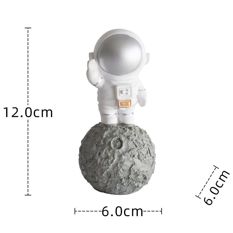 Astronaut Cake Topper Space Universe Birthday Decoration Outer Party Dessert Props Festive Toppers Gift Supplies 