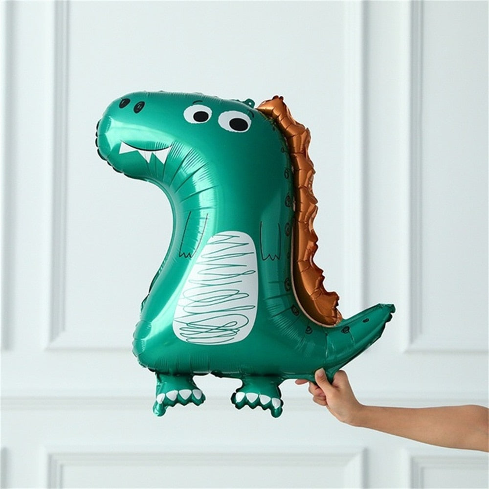 Large 4D Walking Dinosaur Balloons Jurassic Dinosaur Party Supplies Kids Birthdays Decorations Jungle Dragon Foil Globos Toys PartyDecorHQ