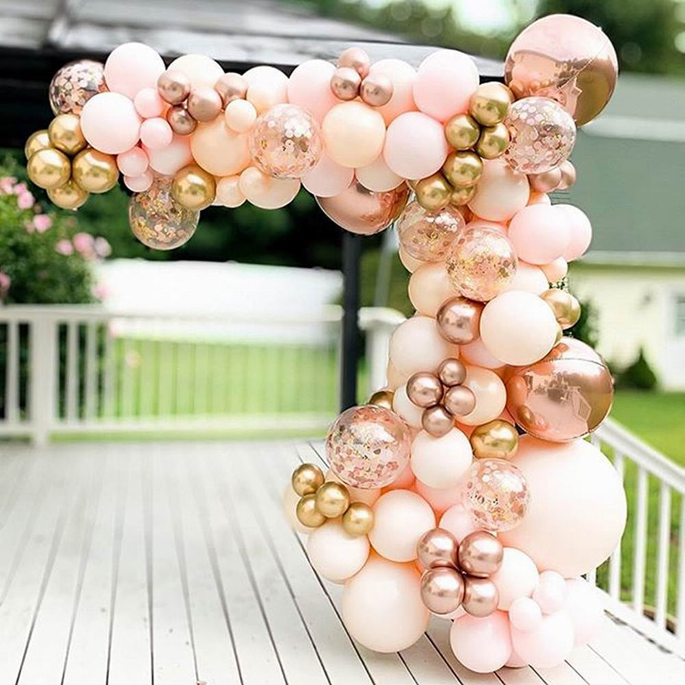 Macaron Latex Balloons set Garland Arch Kit Gold Ballon Wedding collection Birthday Party Decor decoration baloon Inflatable Decorations