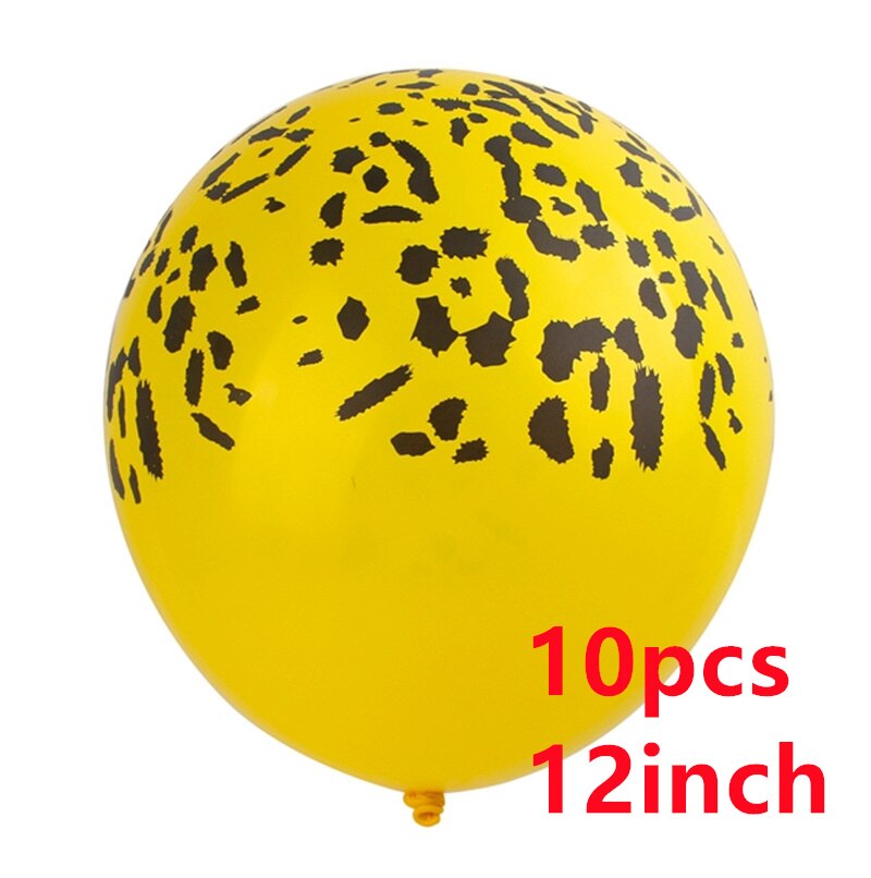 Animal Balloons Baby Shower Jungle Safari Theme Party Balloon Kids Birthday Decor Air Helium Globos 