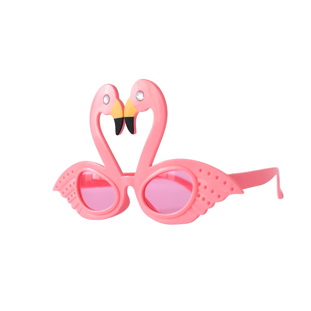 pc Hawaii Tropical Party Sunglasses Flamingo Hawaiian Luau Pool Beach Decoration Supplies Funny Shark Glasses Photo Props 