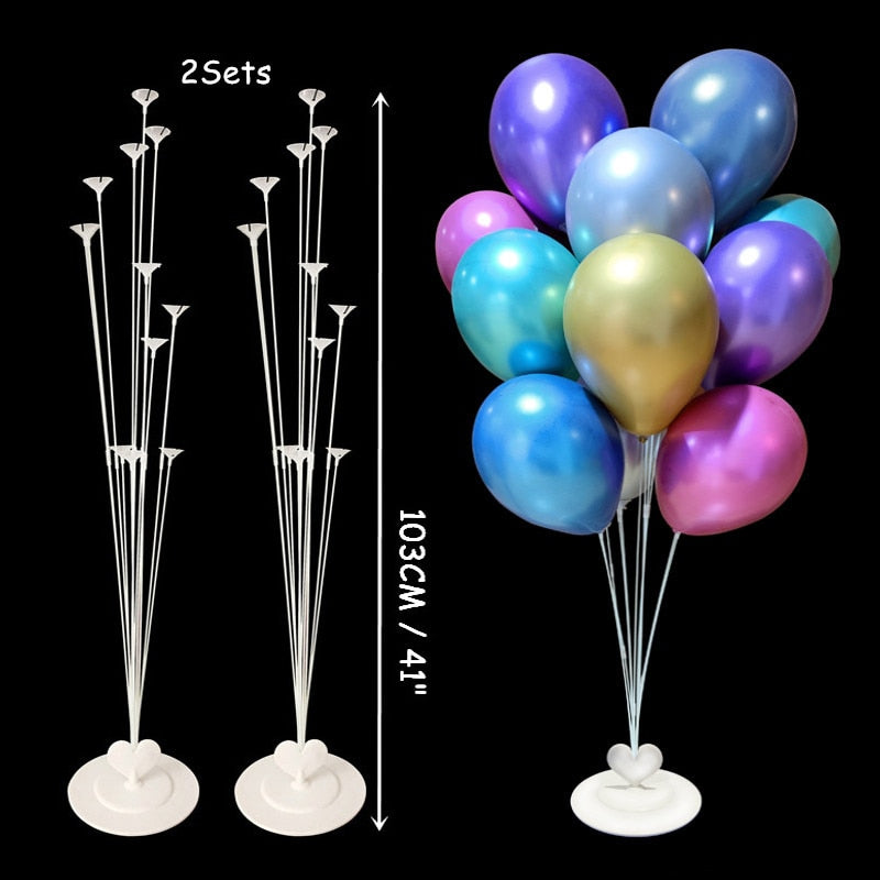 Set Balloons Stand Column Birthday Balloon Arch Kit Wedding Kids Party Baby Shower Decoration Ballon Accessories 