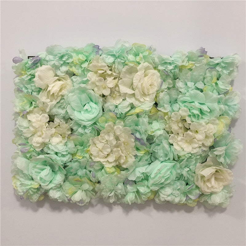 LINMAN cm Rose Artificial Flower Wall Panel Decor Backdrop Wedding Party Event Birthday Shop Scene Layout Customizable 