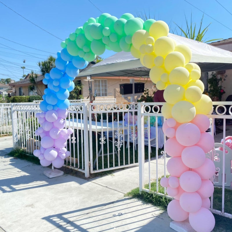 Balloons Arch Set White Pink Gold Balloon Garland Wedding Baby Baptism Shower Birthday Party Decoration Wholesale Inflatable Decorations