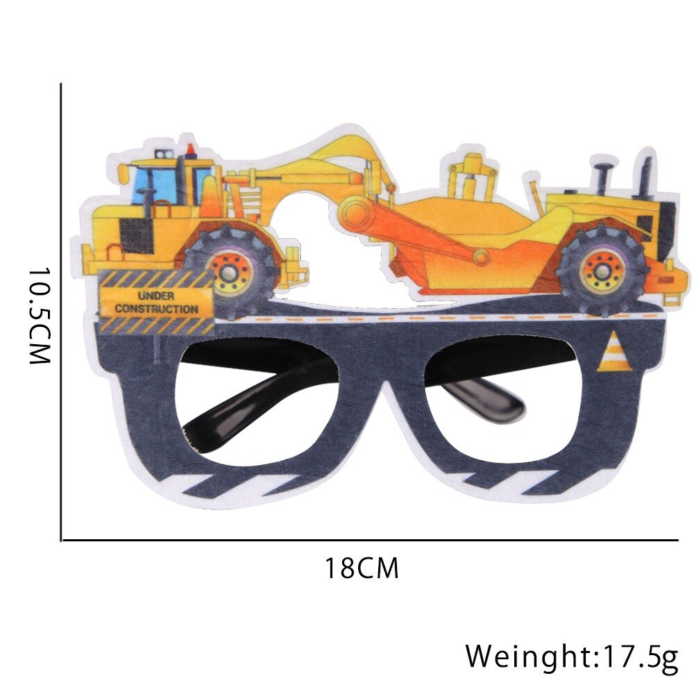 Construction Trucks Engineering Cars Party Disposable Tableware Set Plate cup banner Birthday Decorations Kids Cake Decor 