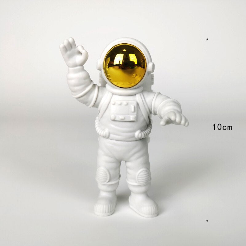 Astronaut Cake Topper For Outer Space Theme Birthday Party Dessert Props Festive Decor Universe Planet Series Cake Topper PartyDecorHQ