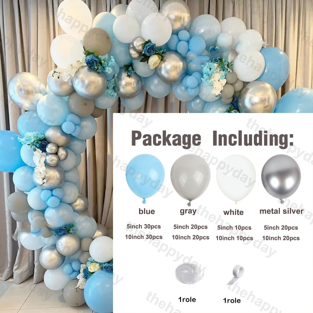 Pcs Macaron Balloons Garland Kit Pastel Balloon Arch Rainbow Chain Birthday Baby Shower Wedding Party Decor Inflatable Decorations