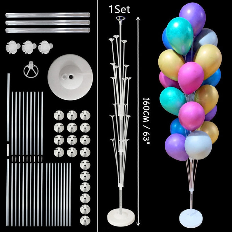 Set Balloons Stand Column Birthday Balloon Arch Kit Wedding Kids Party Baby Shower Decoration Ballon Accessories 