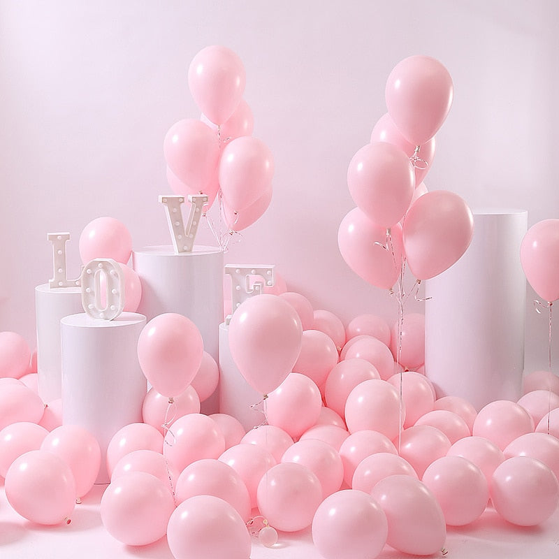 pcs Pastel Balloons Wedding Decor Happy Birthday Party Decoration Globos Latex Balloon Baby Shower Valentine's Day Gift 