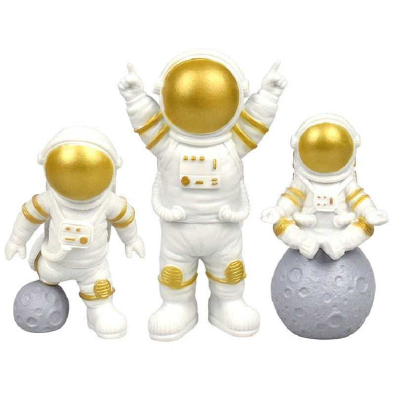 Astronaut Cake Topper Universe Outer Space Theme Birthday Party Decorations 