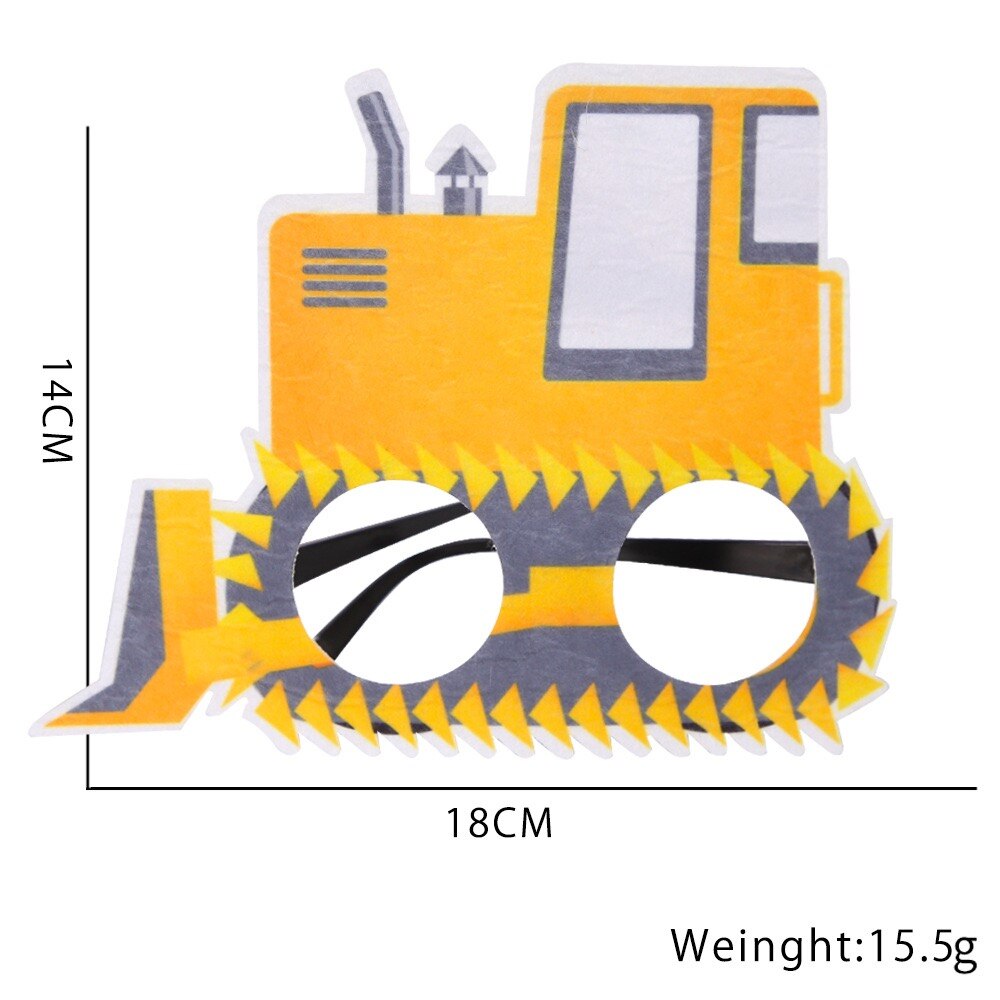 Construction Trucks Engineering Cars Party Disposable Tableware Set Plate cup banner Birthday Decorations Kids Cake Decor 