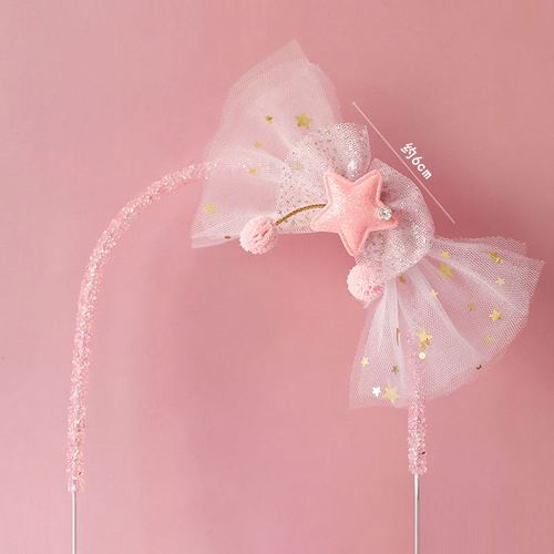 Ballerina Girl Cake Decoration Pink White for Girl Birthday Party Valentine's Day Theme Romantic Wedding Cake Decorate Gifts PartyDecorHQ