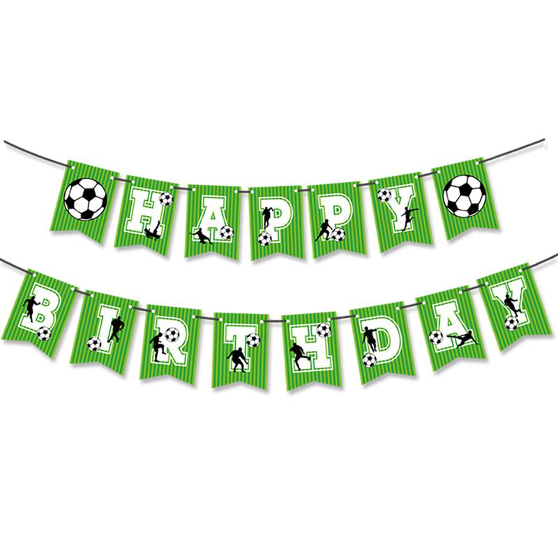 Soccer Football Basketball Cake Topper Happy Birthday Boy Decor Children Party Theme Supply 