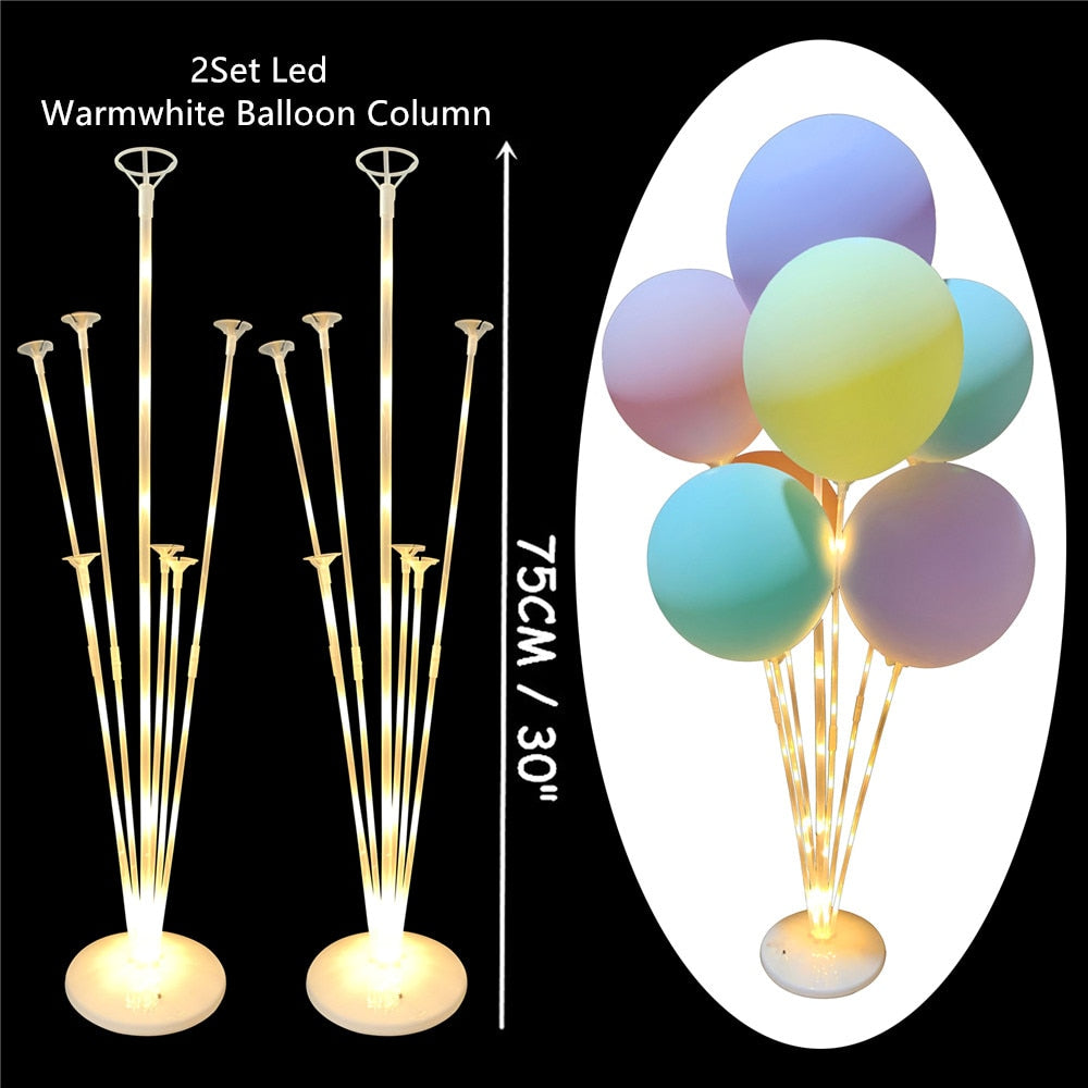 Set Balloons Stand Column Birthday Balloon Arch Kit Wedding Kids Party Baby Shower Decoration Ballon Accessories 