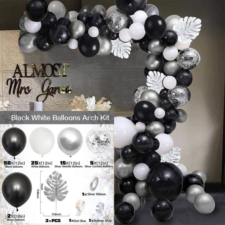 MMTX Birthday Balloons Party Decorations Balloon Garland Wedding Arches Baby Shower Valentine's Day Decor Supplies 