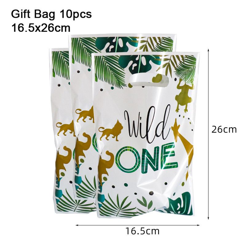 Wild One Theme Disposable Tableware Paper Cup Napkin Plates for Jungle Birthday Party Decoration Boy Baby Shower Supplies PartyDecorHQ