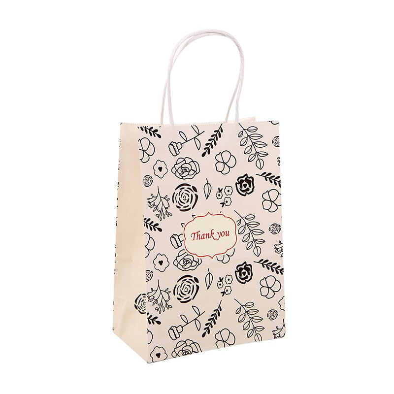 pcs Small Flower Pattern Gift Bag Handheld Shopping Wedding Birthday Party Packaging Festival Gifts Guests 