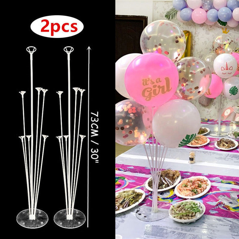 Set Balloons Stand Column Birthday Balloon Arch Kit Wedding Kids Party Baby Shower Decoration Ballon Accessories 