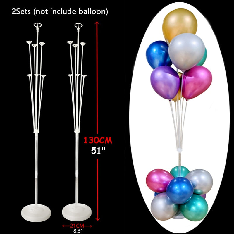 Set Balloons Stand Column Birthday Balloon Arch Kit Wedding Kids Party Baby Shower Decoration Ballon Accessories 