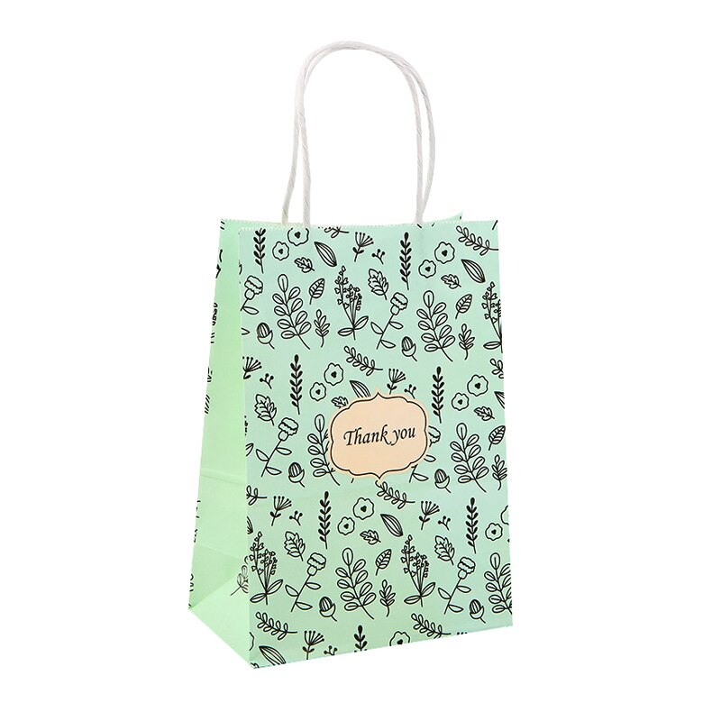 pcs Small Flower Pattern Gift Bag Handheld Shopping Wedding Birthday Party Packaging Festival Gifts Guests 