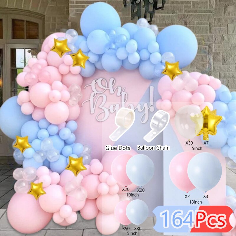 Pastel Macaron Balloons Arch Set Pink Balloon Garland Baby Baptism Shower Wedding Birthday Party Anniversary Decoration Inflatable Decorations