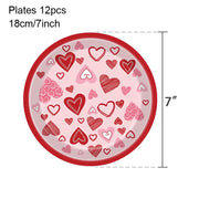 7inch plate 12pcs