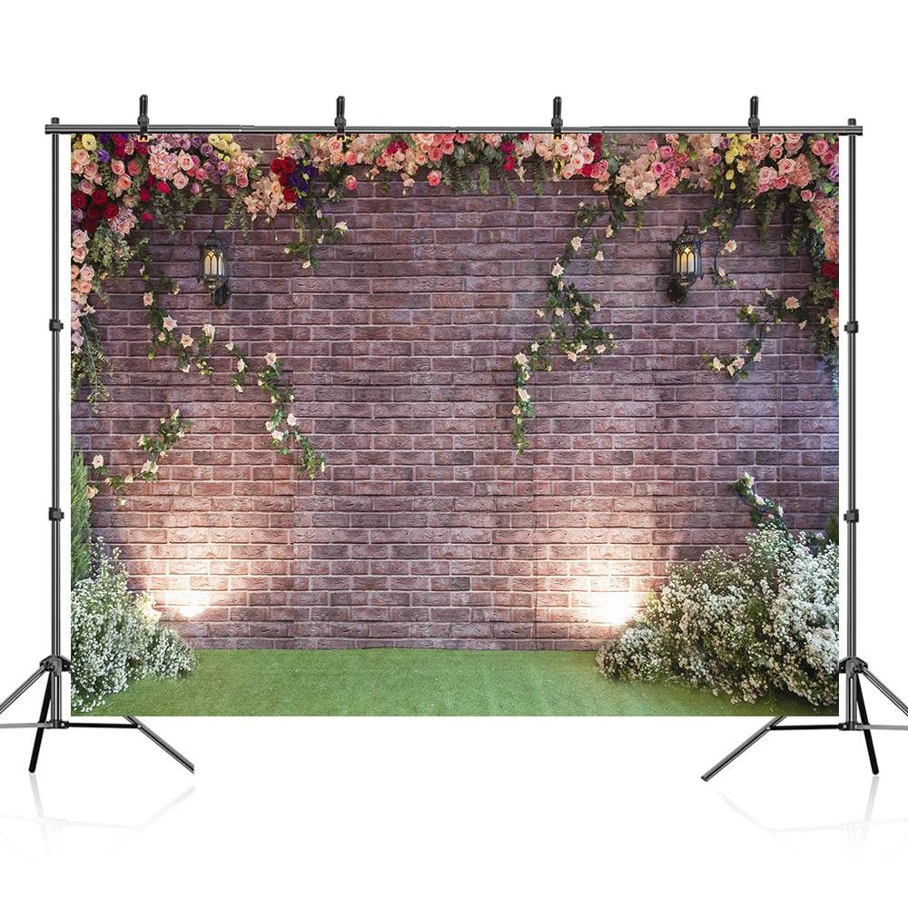 Wedding Flower Curtain Blossom Floral Garland Wall Party Decoration Backdrop Photocall Photography Backgrounds Photo Studio Inflatable Decorations