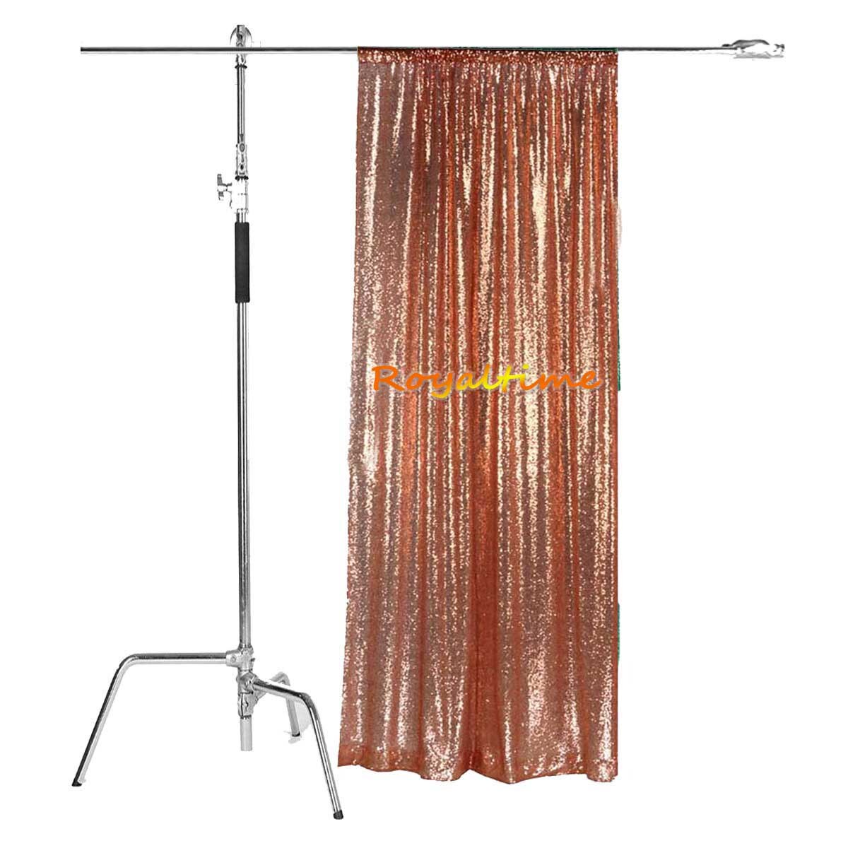 Royaltime Photo Booth Backdrop Birthday Backdrops Shiny Gold Wedding Background Party Decoration Curtain -M 