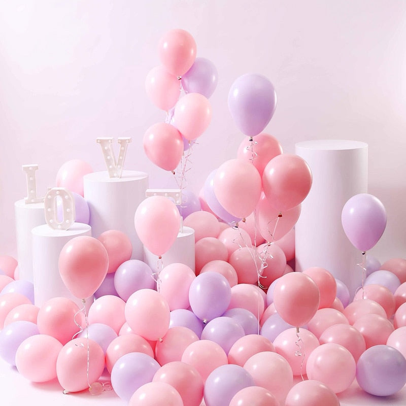 pcs Pastel Balloons Wedding Decor Happy Birthday Party Decoration Globos Latex Balloon Baby Shower Valentine's Day Gift 