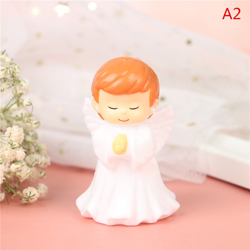 Pcs Angel Boy Girl Feather Wing Cake Dessert Topper Decoration Wedding Happy Birthday Valentine's Day Top 