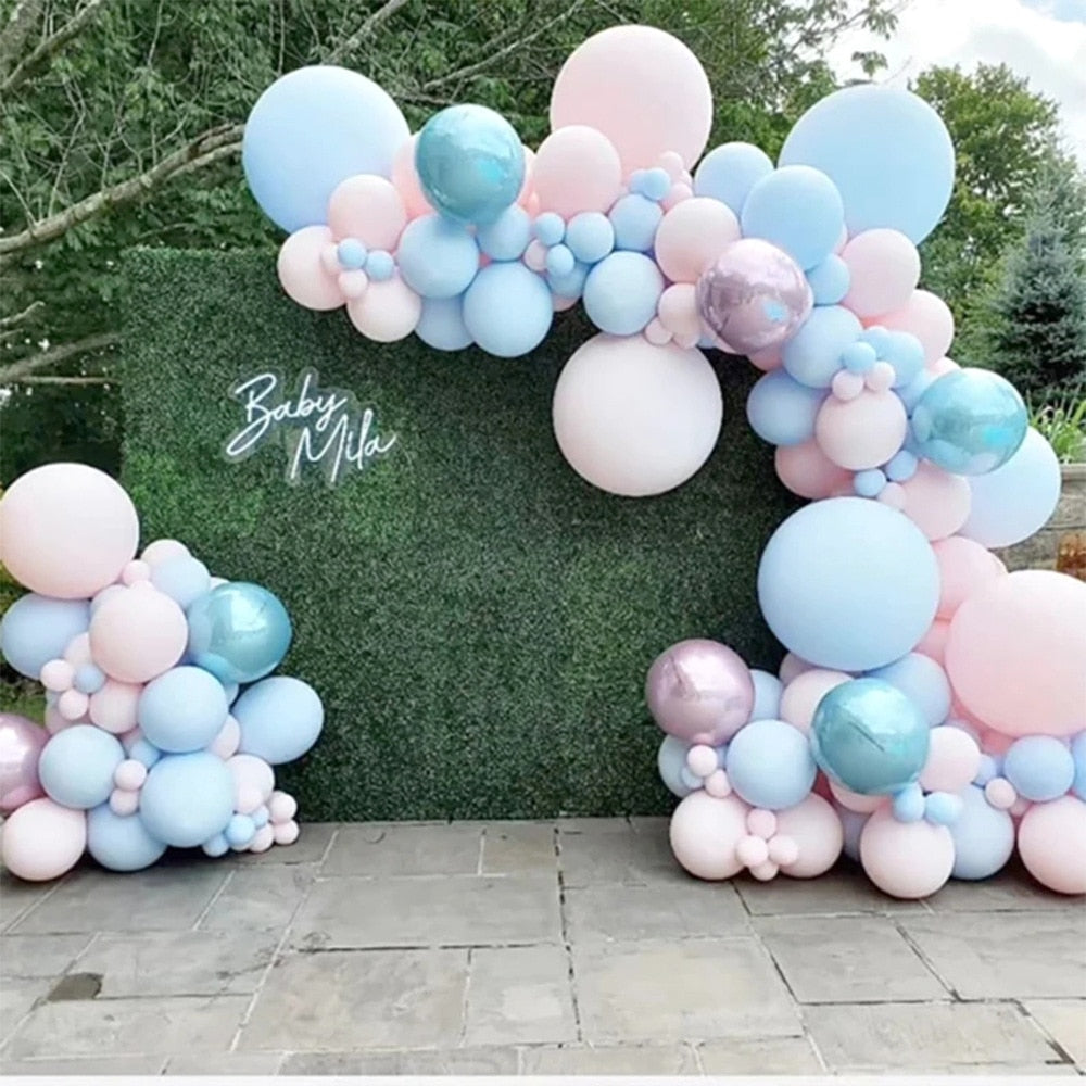 pcs Pink Blue Balloon Garland Arch Kit Gender Reveal Baloons Wedding Birthday Party Decoration Baby Shower Baptism Supplies Inflatable Decorations