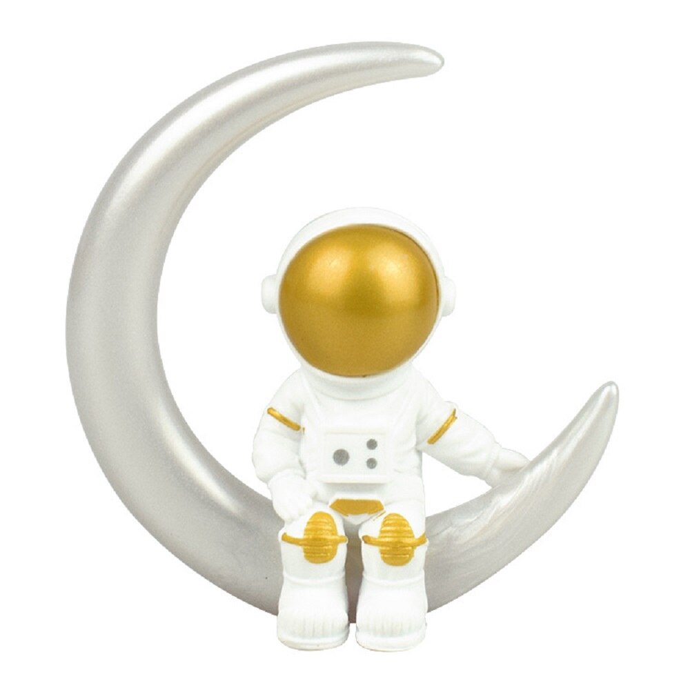 Astronaut Cake Topper Universe Outer Space Theme Birthday Party Decorations 