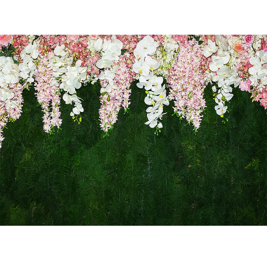 Wedding Flower Curtain Blossom Floral Garland Wall Party Decoration Backdrop Photocall Photography Backgrounds Photo Studio Inflatable Decorations