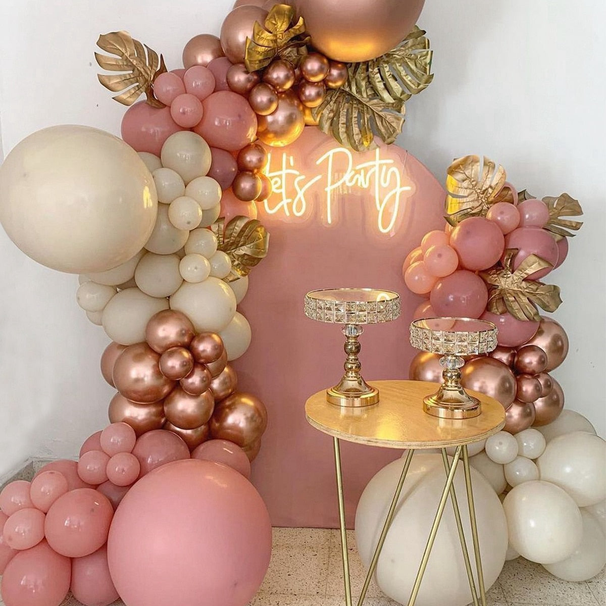 Macaron Balloon Garland Arch Kit Wedding Birthday Party Decoration Home Baby Shower Rose Gold Confetti Latex Balloons 