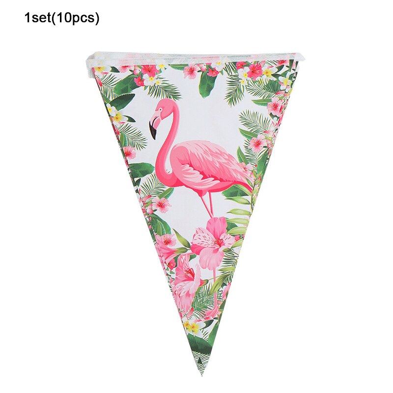 Hawaiian Flamingo Disposable Tableware Paper Cup Napkin Plates Wedding Birthday Party Decoration Baby Shower 