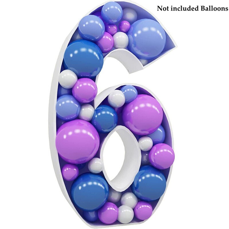 th/ th Large Number Frame Stand Balloon First st Birthday Party Decorations Kids Baby Shower Decoration Anniversary Decor 