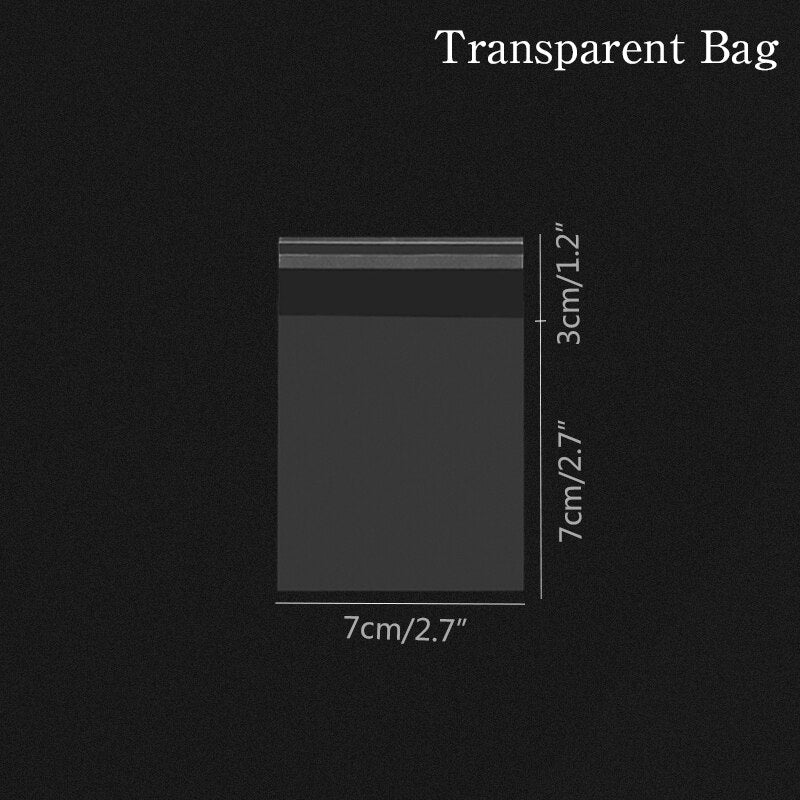 pcs Transparent Dot Candy Bags Plastic Clear Food Cookie Gift Self Adhesive Pouch Wedding Birthday Packaging Bag 