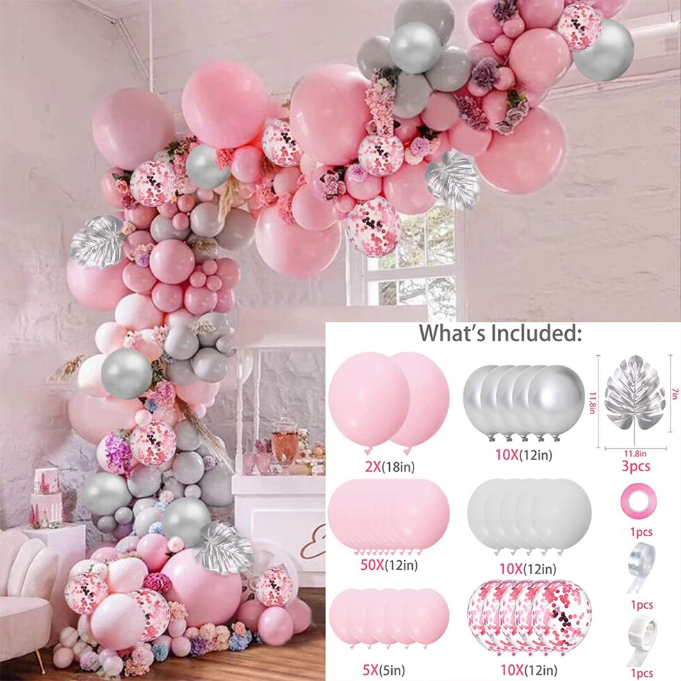 Birthday Balloons Party Decorations Balloon Garland Wedding Arches Kids Baby Shower Latex Supplies 