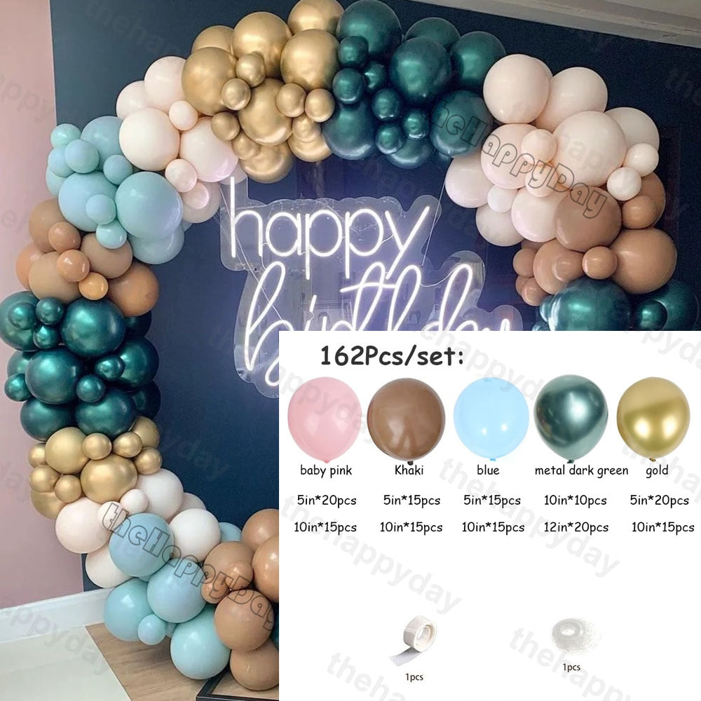 Pcs Macaron Balloons Garland Kit Pastel Balloon Arch Rainbow Chain Birthday Baby Shower Wedding Party Decor Inflatable Decorations