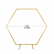 Gold hexagon 1.8m