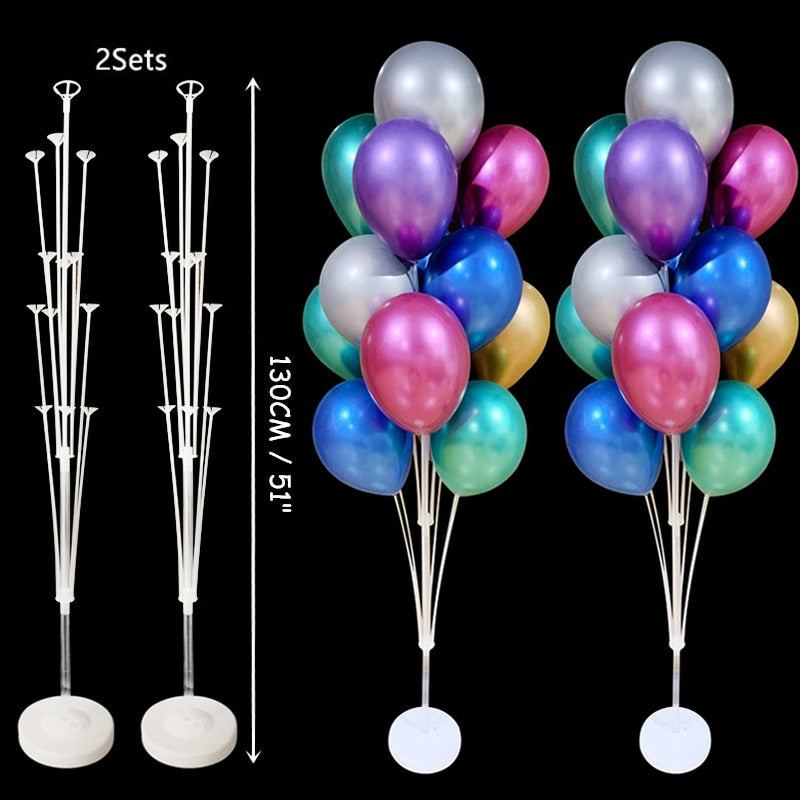 Set Balloons Stand Column Birthday Balloon Arch Kit Wedding Kids Party Baby Shower Decoration Ballon Accessories 