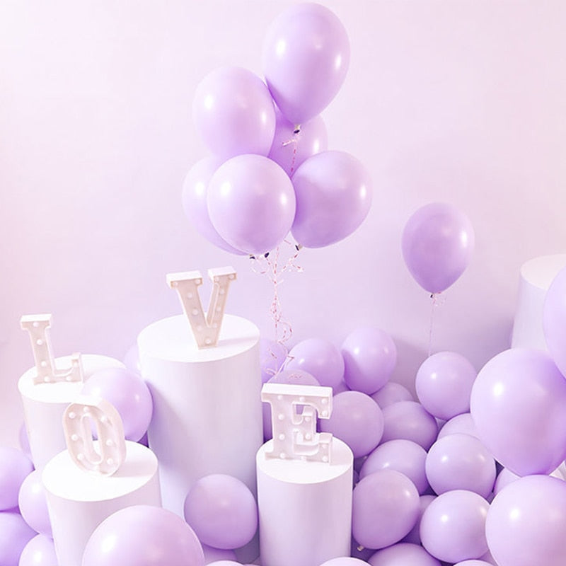 pcs Pastel Balloons Wedding Decor Happy Birthday Party Decoration Globos Latex Balloon Baby Shower Valentine's Day Gift 