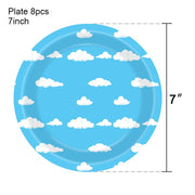 9inch plate 8pcs