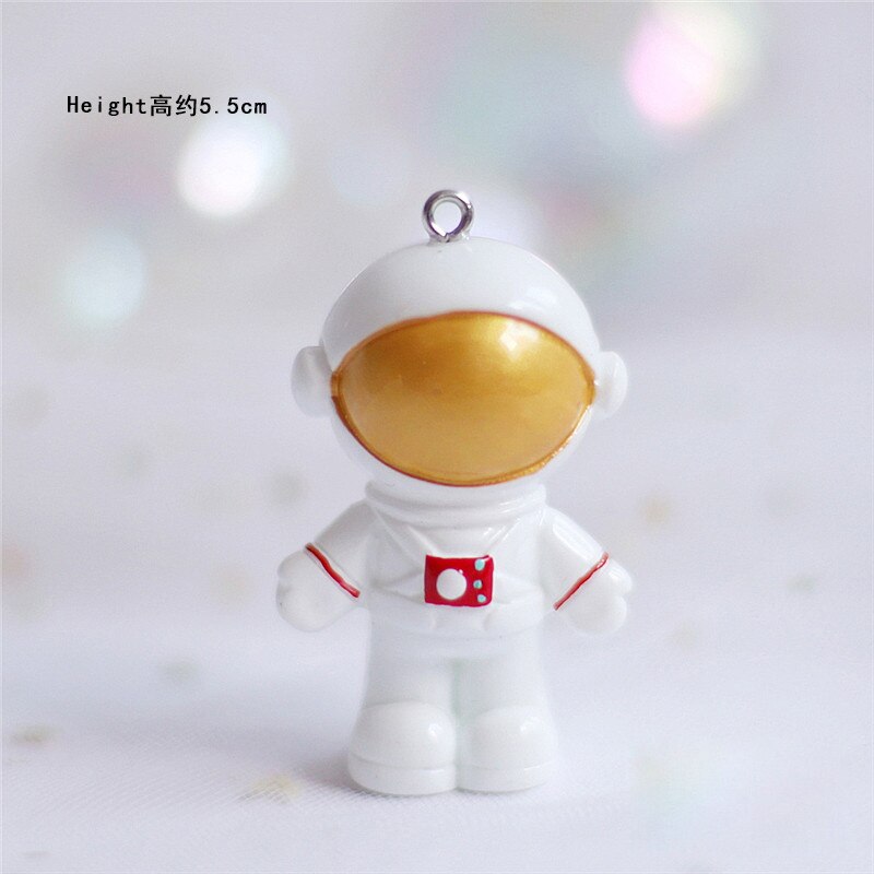 Universe Stars Rocket Astronaut Moon Happy Birthday Letter Decoration Cake Topper Dessert Children's Day Lovely Gifts 