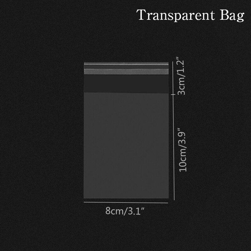 pcs Transparent Dot Candy Bags Plastic Clear Food Cookie Gift Self Adhesive Pouch Wedding Birthday Packaging Bag 