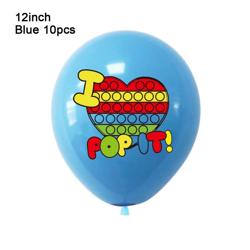 pcs Pop Balloons Red Blue Yellow Latex Balloon Girl Boy Birthday Party Decoration Kids Game Gift Baby Shower Globes 