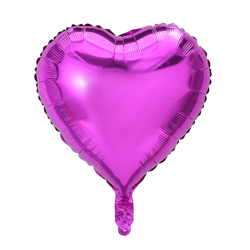 Star Heart Balloons Foil Baby Shower Gender Reveal Wedding Magical Prom Engagement Birthday Party Decoration 