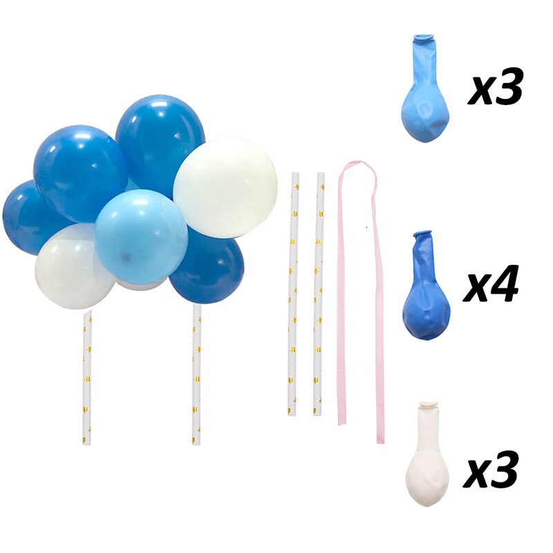 pcs Inch New Green Balloon Cake Topper Cloud Shape Toppers Baby Shower Wedding Birthday Party Decorations 