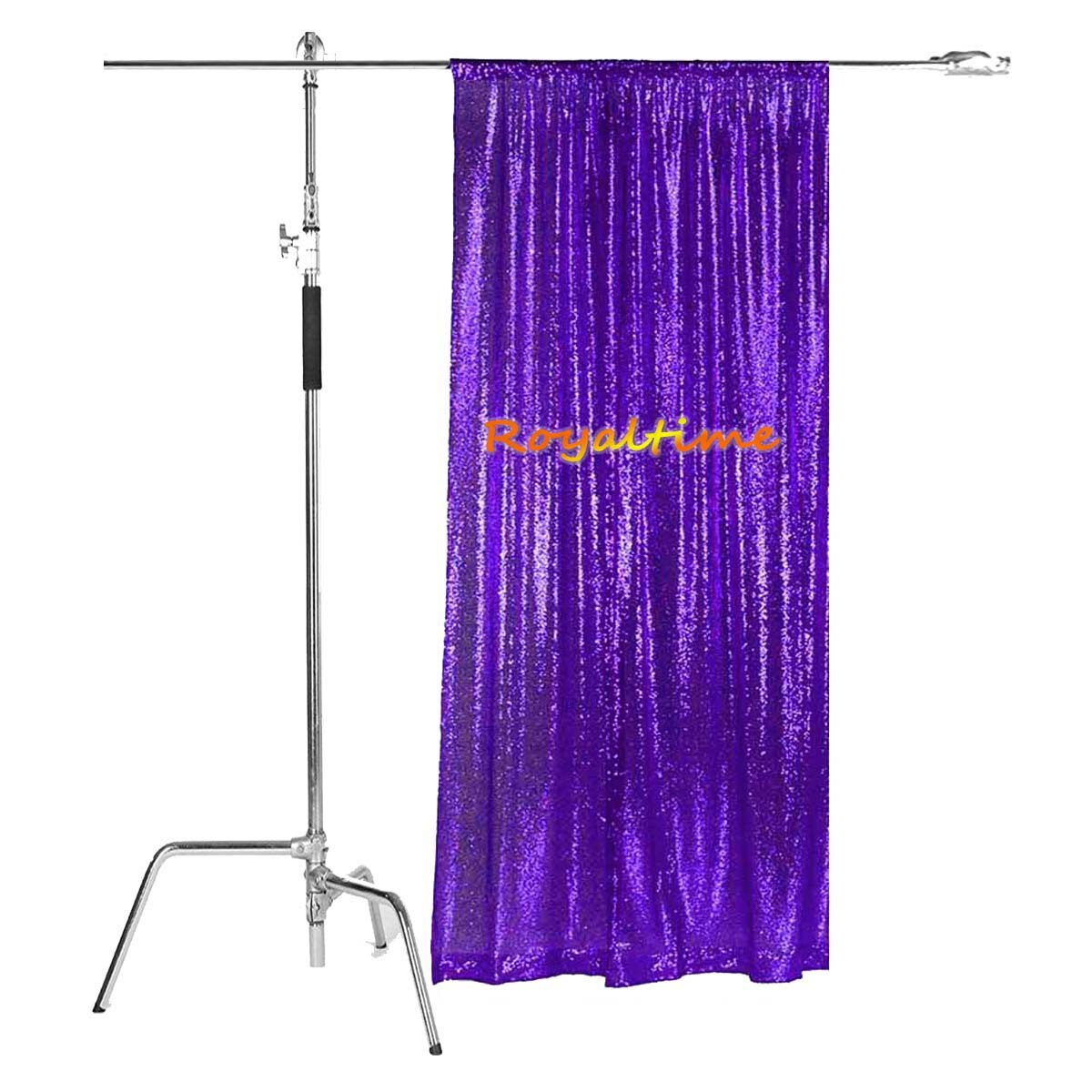 Royaltime Photo Booth Backdrop Birthday Backdrops Shiny Gold Wedding Background Party Decoration Curtain -M 